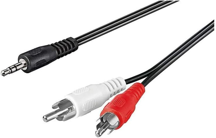 Behringer PP400 Mikrofon Plattenspieler Vorverstärker, Schwarz & Goobay Audio/Video Kabel (3,5mm Ste