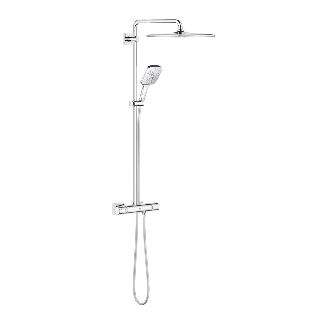 GROHE Rainshower Smartactive 310 - Duschsystem mit Thermostatarmatur (Sicherheitsperre bei 38°C, lan