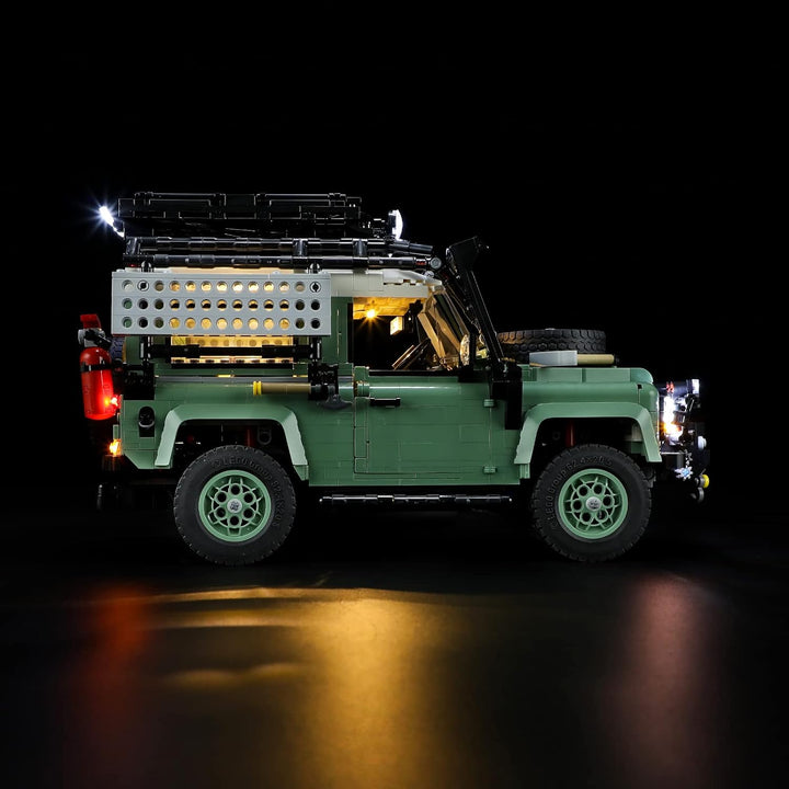 LIGHTAILING Licht-Set Für Lego- 10317 Klassischer Land Rover Defender 90 - Led-Beleuchtungsset Kompa