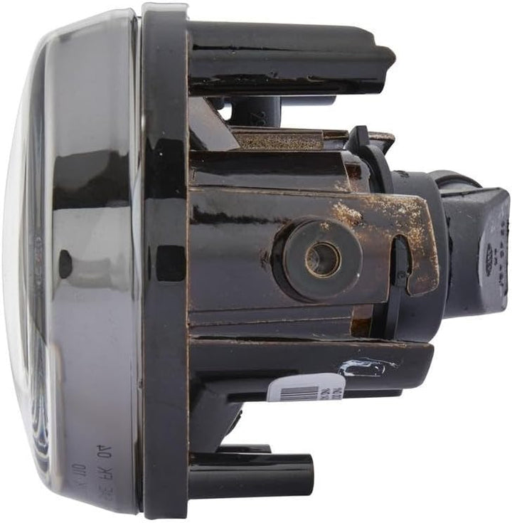 HELLA - FF/Halogen-Nebelscheinwerfersatz - Dynaview Evo2 - 12V - rund - Einbau - glasklare Streusche