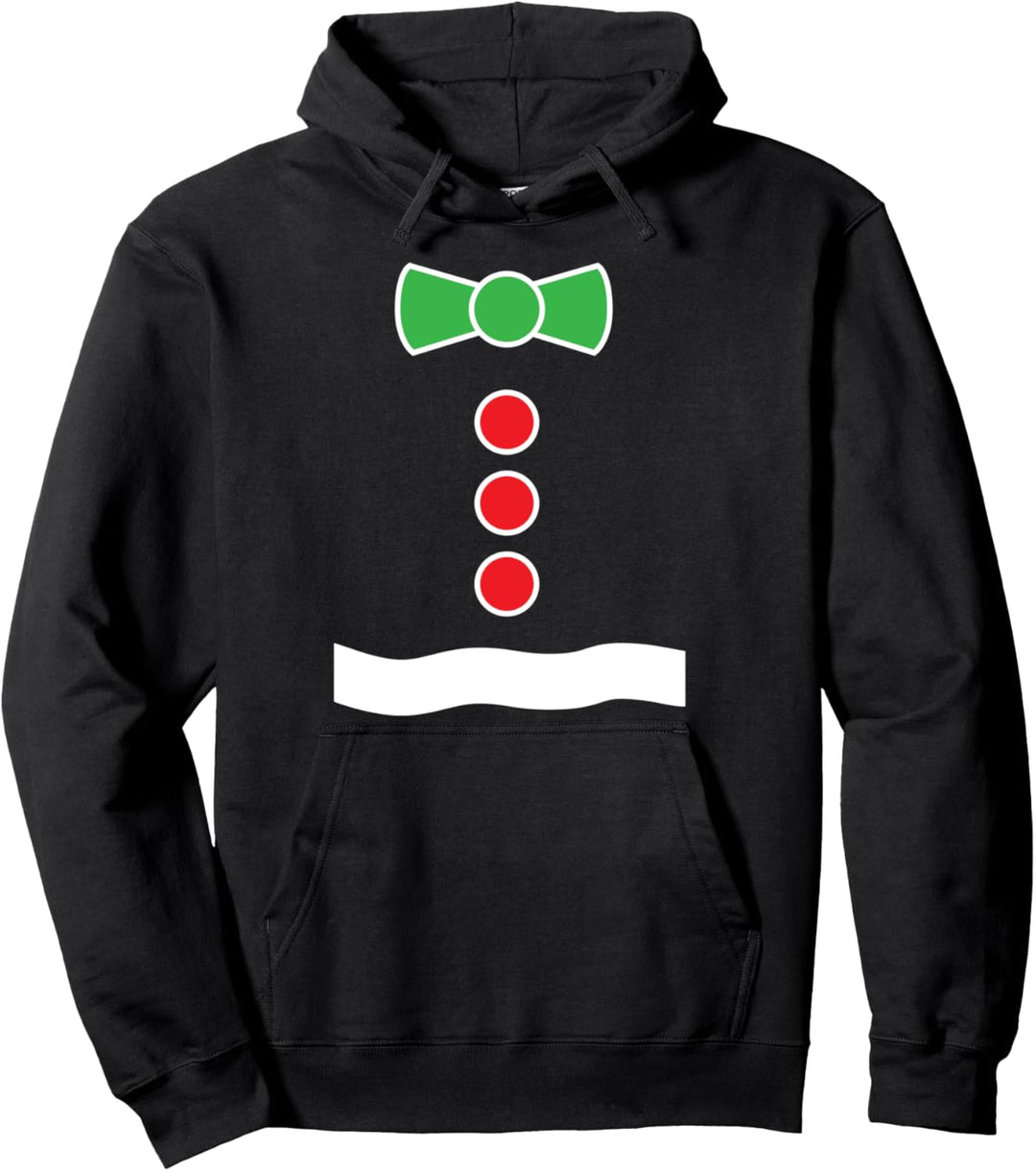 Gingerbread Costume Cute Halloween Cookie Decoration Pullover Hoodie