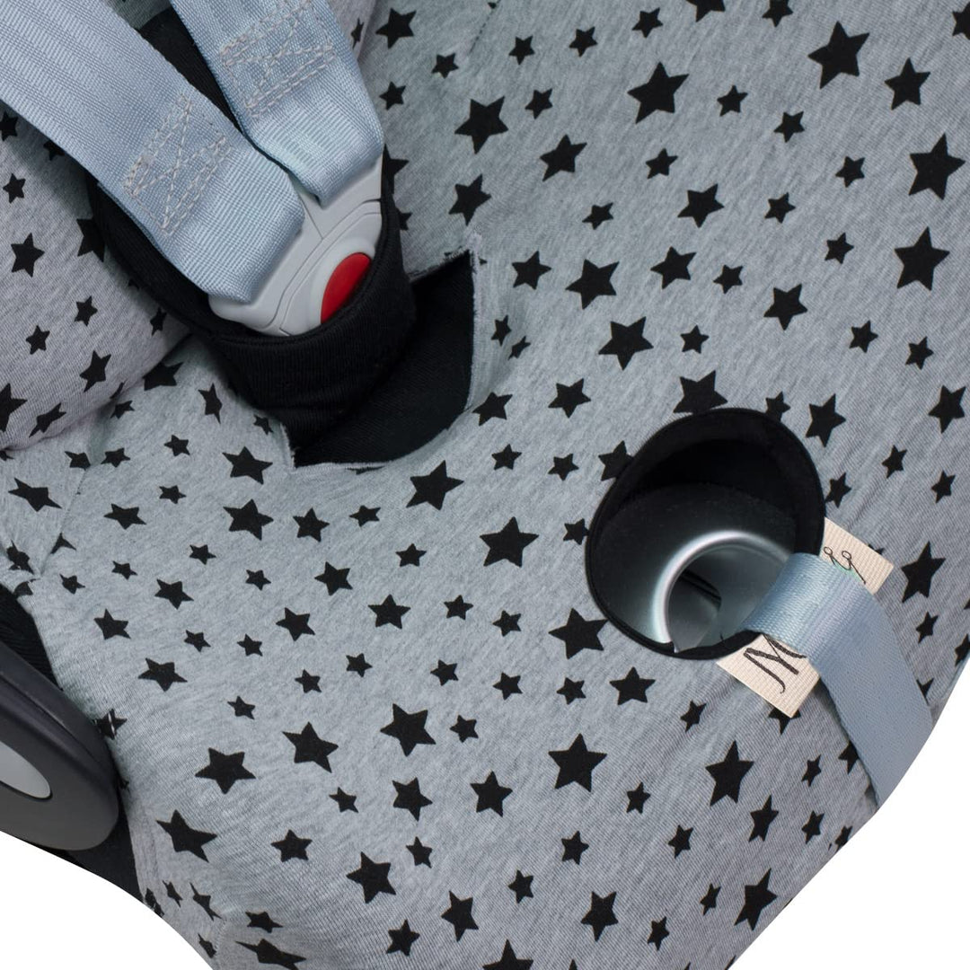 JYOKO KIDS Bezug für Autositz kompatibel mit Cybex Aton Cloud- Q-M-2-4-5, aus Baumwolle (Cloud Q-M,