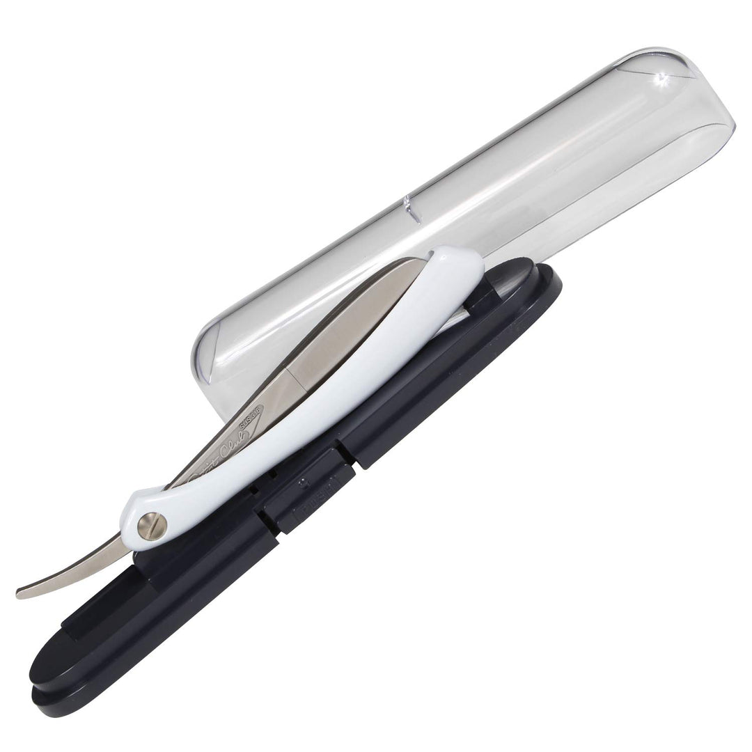 Feather Artist Club DX Series Stainless Steel Arm Faltbarer Rasierer mit Perlengriff