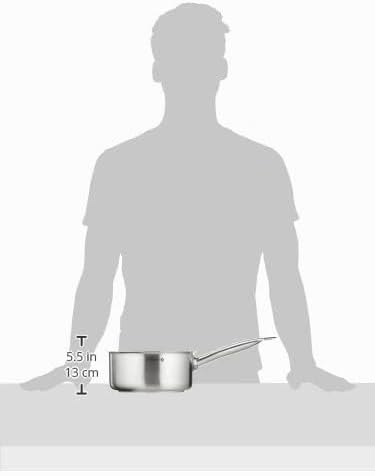 de Buyer - Set aus 4 Stielkasserollen PRIM'APPETY aus Edelstahl - 14/ 16/ 18/ 20 cm - 3501.04, Silbe