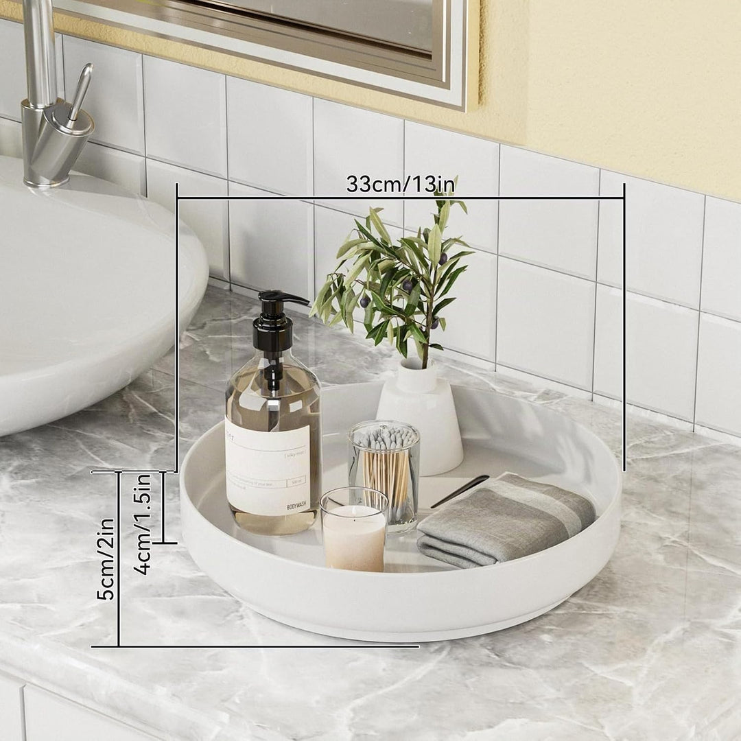 EKNITEY Lazy Susan Drehteller 33 cm küchen drehteller Organizer Organizer drehbar kühlschrank küche