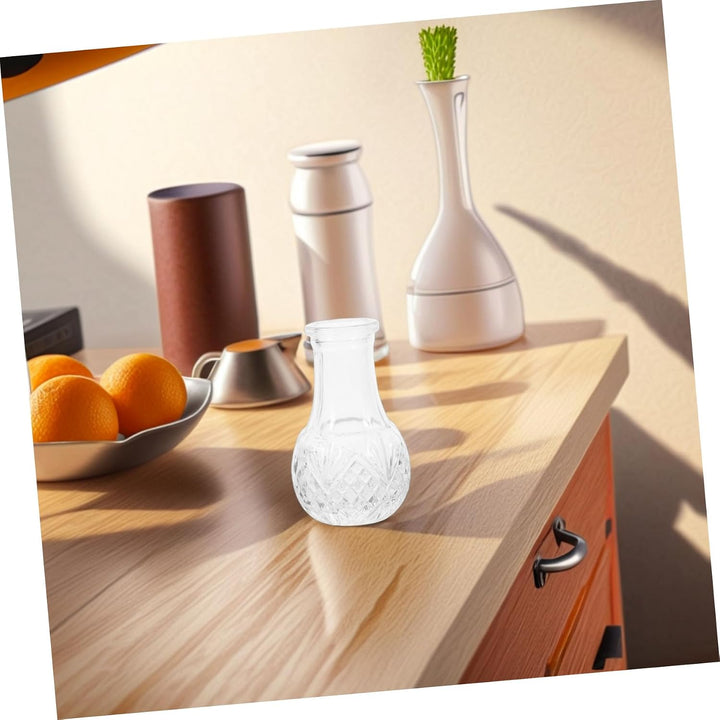 Luxshiny 6 Stück Klarglas Weindekanter 50 Ml Handgefertigt mit Aromabelüfter Transparente Whisky und
