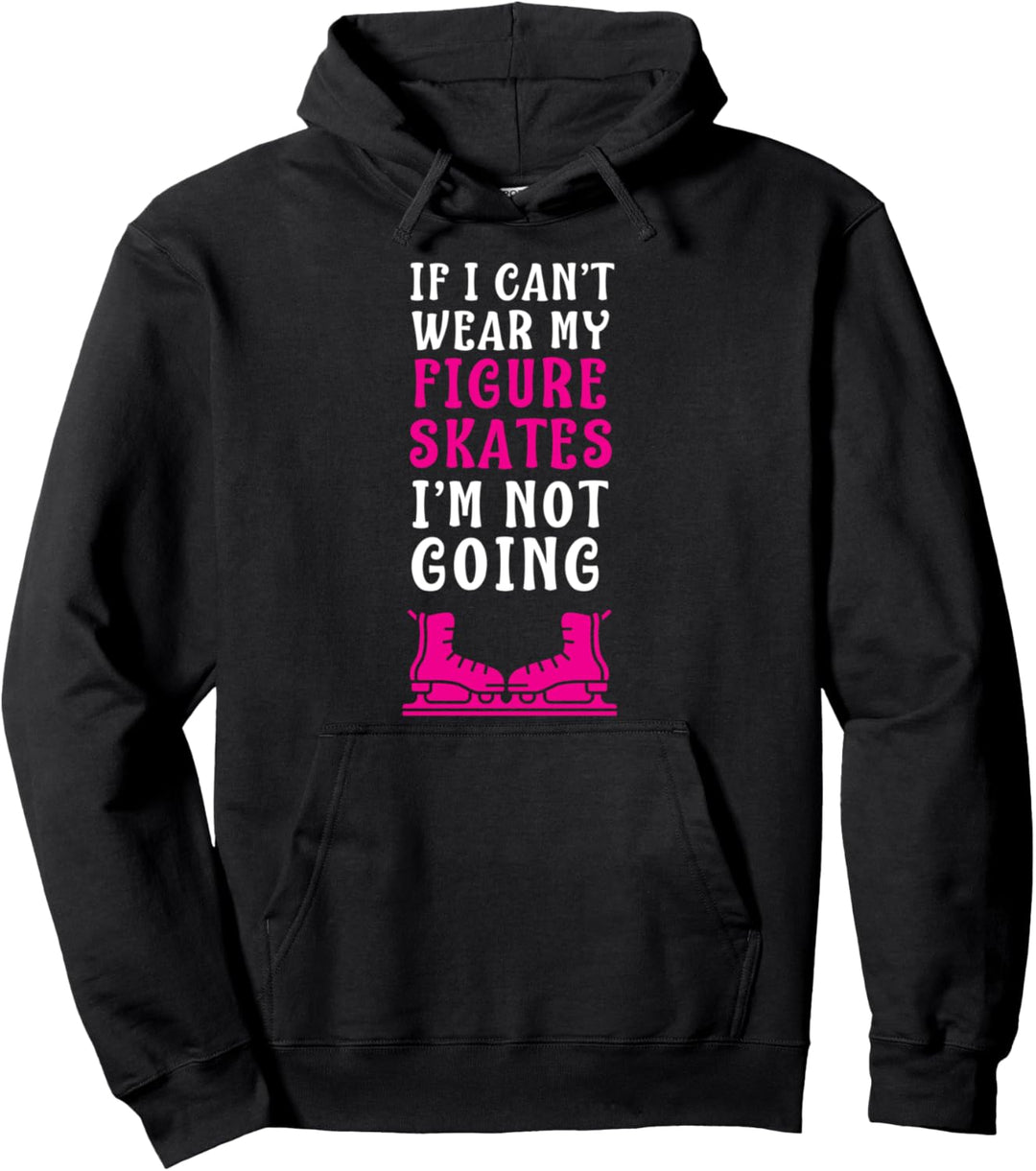 Witzige Eiskunstlaufschuhe Witz Eiskunstlauf Pullover Hoodie