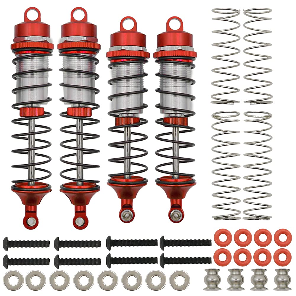 RCAWD RC ARRMA Shock Set Auto Stossdämpfer vorn &amp; hinten montiert Vollmetalldämpfer für Arrma 1/10 G