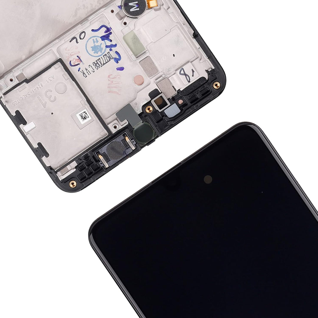 SwarKing AMOLED kompatibel mit Samsung Galaxy A31 LCD Display Touch Screen Digitizer (Schwarz mit Ra
