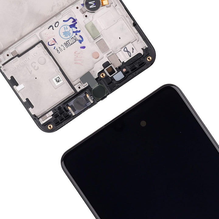 SwarKing AMOLED kompatibel mit Samsung Galaxy A31 LCD Display Touch Screen Digitizer (Schwarz mit Ra