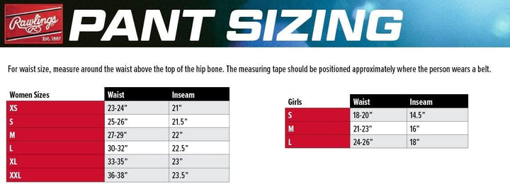 Rawlings Launch Series Schnellpitch-Softball-Hose, Jugend, einfarbig Grau S, Grau S