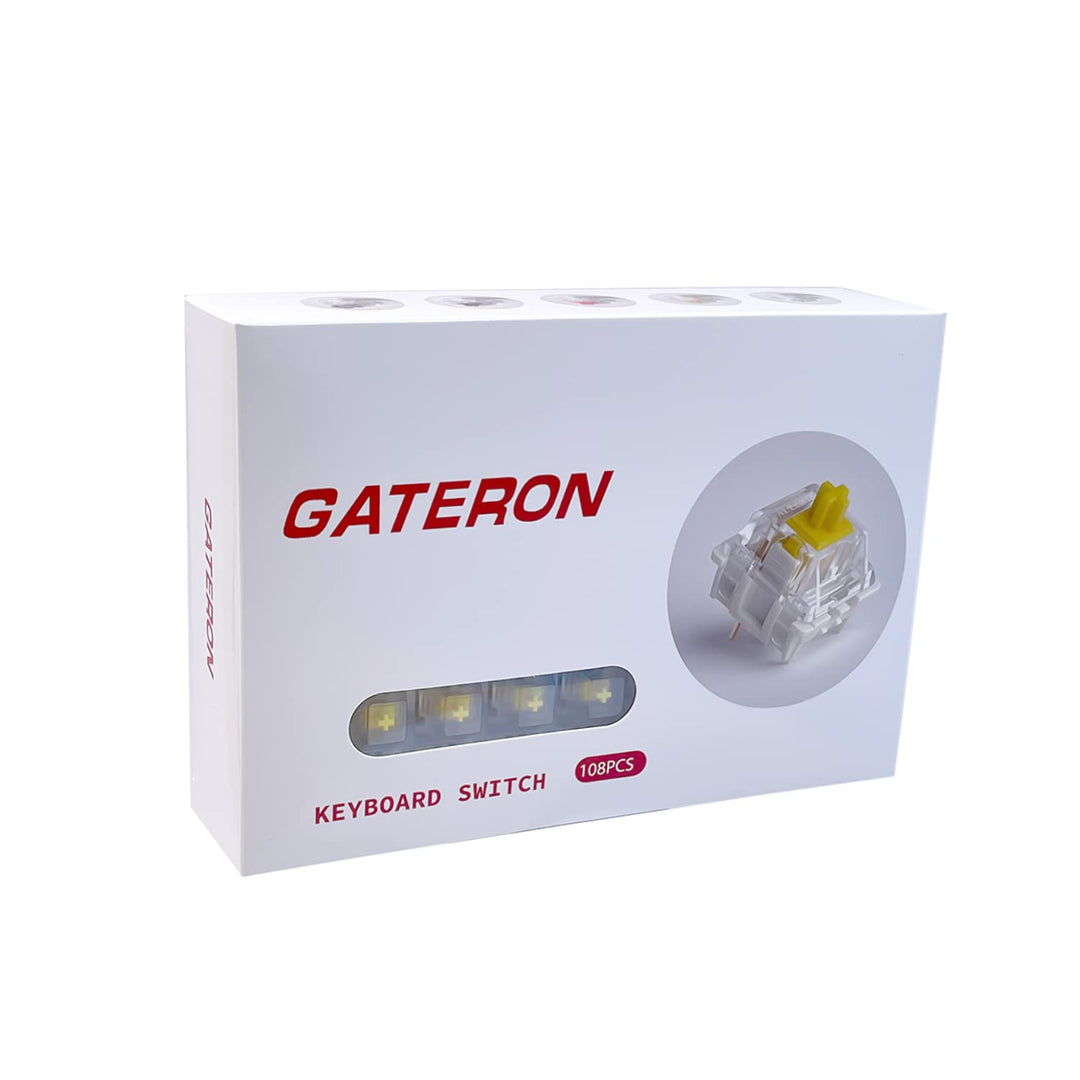 Gateron G Gelb Pro 3.0 Schalter vorgeschmiert 3-polig RGB SMD linear für Gaming mechanische Tastatur