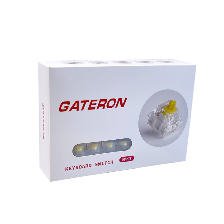 Gateron G Gelb Pro 3.0 Schalter vorgeschmiert 3-polig RGB SMD linear für Gaming mechanische Tastatur