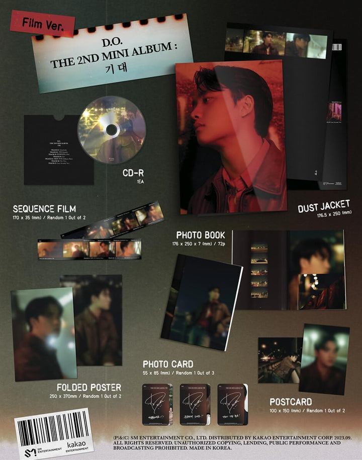 EXO D.O. Anticipation 기대 2nd Mini Album Contents+Photocard+Tracking Sealed DO Kyungsoo KYUNG SOO (Fu