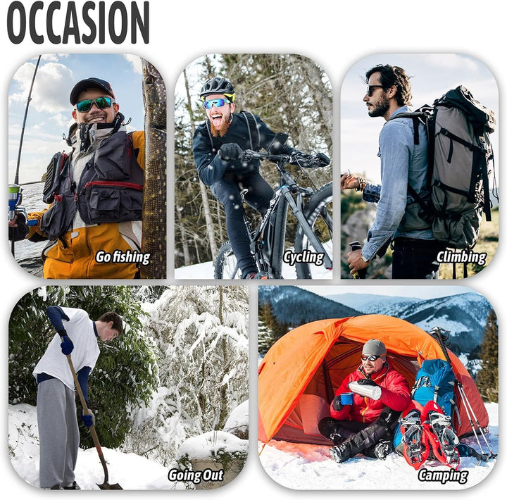 Littleplum Wanderschuhe Herren Trekkingschuhe Leicht Outdoorschuhe Wanderstiefel Herren Stiefel Wint