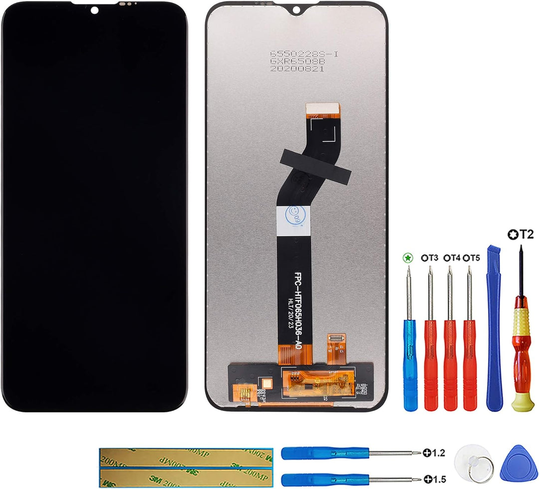 swark LCD Display Kompatibel mit Motorola Moto G8 Power Lite XT2055-2 (Schwarz Ohne Rahmen) LCD Disp