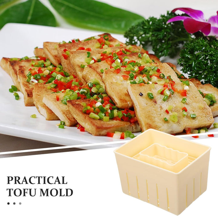 Ciieeo Hausgemachte Käseform und Tofu Presse aus Kunststoff 3 Stück mit Pressdeckel für Frische Käse