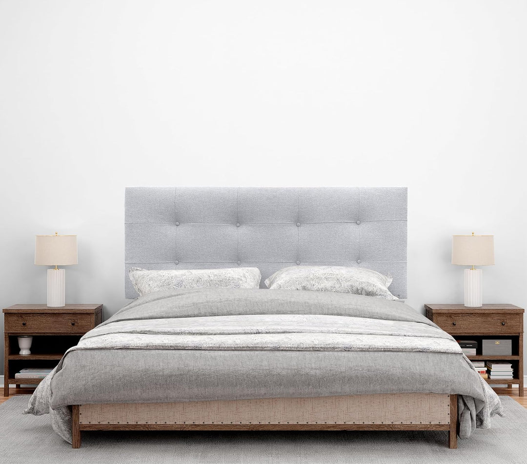 DHOME Kopfteil, gepolstertes Bett Kopfteil 8cm dick. Gepolstertes Kopfteil ACUALINE Stoff und Kunstl