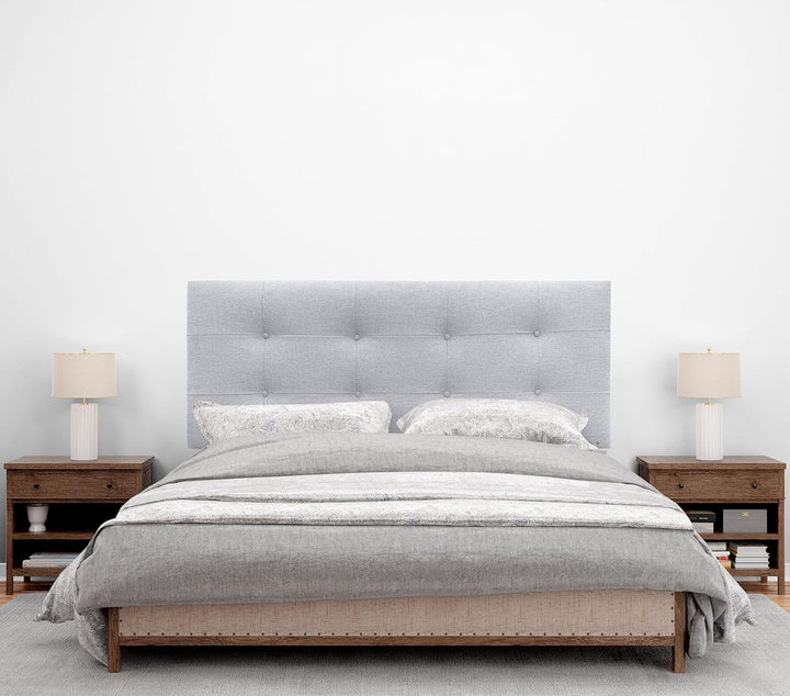 DHOME Kopfteil, gepolstertes Bett Kopfteil 8cm dick. Gepolstertes Kopfteil ACUALINE Stoff und Kunstl