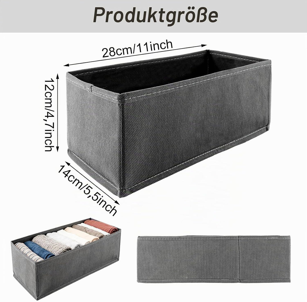 STARVAST 8 Stück Kleiderschrank Organizer Schubladen Ordnungssystem Faltbare Stoff Aufbewahrungsbox