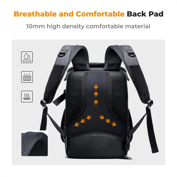 K&amp;F Concept Kamerarucksack wasserdicht Fotorucksack für Canon Nikon Sony Spiegelreflexkameras, Drohn