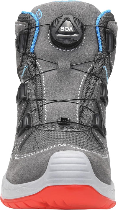 ELTEN Kinderschuhe Outdoor Maddox Kids BOA Grey-red Mid für Mädchen und Jungen 30 EU Grau, 30 EU Gra