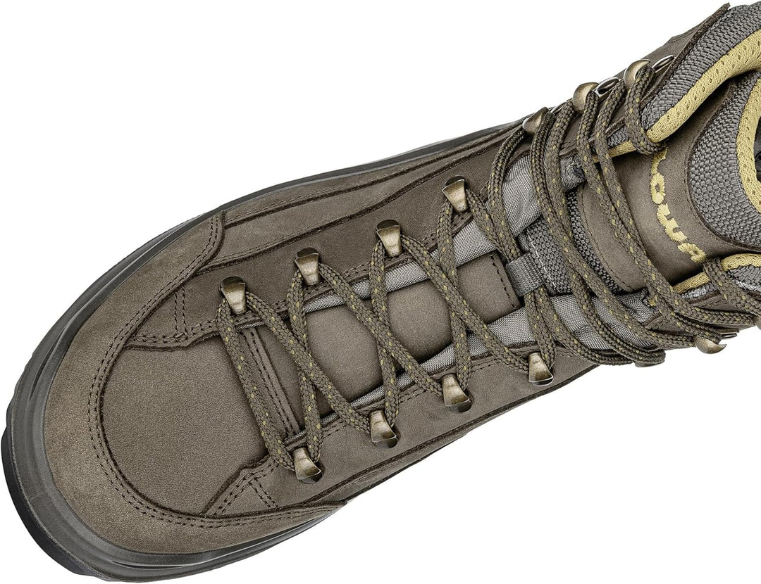 Lowa Renegade GTX MID Unisex Wanderstiefel Tracking Outdoor Goretex 41.5 EU Oliv Senf, 41.5 EU Oliv