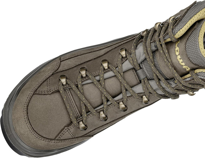 Lowa Renegade GTX MID Unisex Wanderstiefel Tracking Outdoor Goretex 41.5 EU Oliv Senf, 41.5 EU Oliv