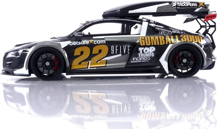 GT Spirit - Miniaturauto für Sammlung, GT386, Black/Grey