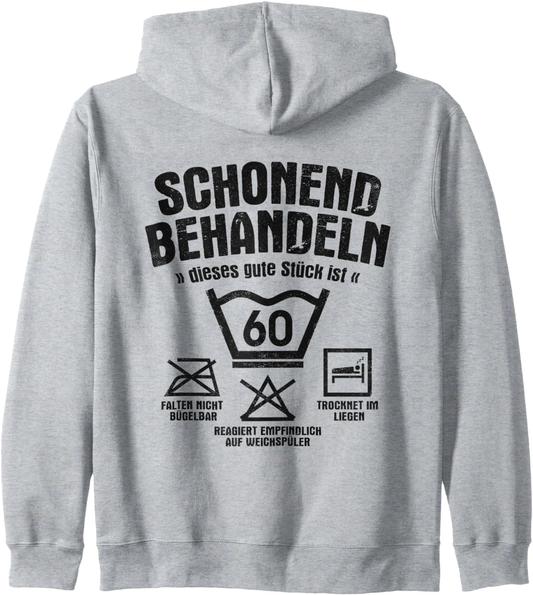 Dieses Gute Stück Ist 60 Schonend Behandeln 60. Geburtstag Kapuzenjacke