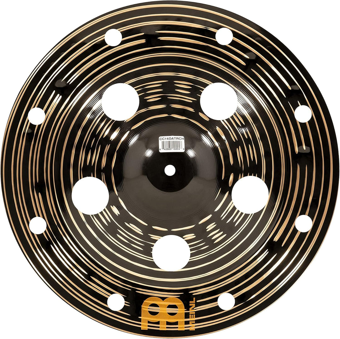 Meinl Cymbals Classics Custom Dark Trash China 16 Zoll (Video) Schlagzeug Becken (40,64cm) B12 Bronz