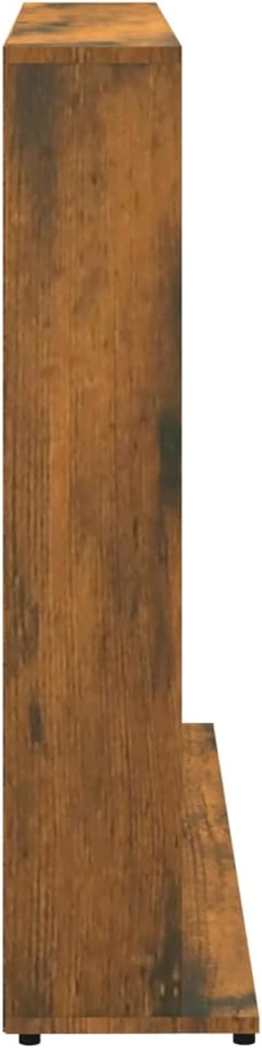 Gecheer CD Regal mit 15 offenen Fächern Medienregal Medienschrank Aufbewahrung Standregal Regalwand