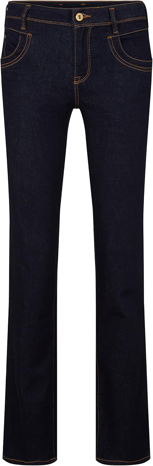 TOM TAILOR Damen Alexa Straight Jeans 26W / 32L 10138 - Rinsed Blue Denim, 26W / 32L 10138 - Rinsed