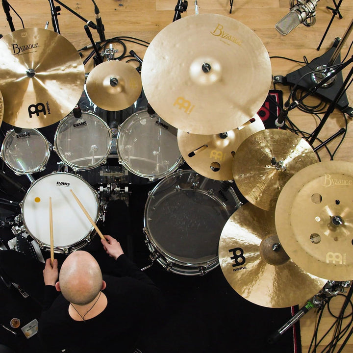 Meinl Cymbals Byzance Traditional Polyphonic Ride 21 Zoll (Video) Schlagzeug Becken (53,34cm) B20 Br