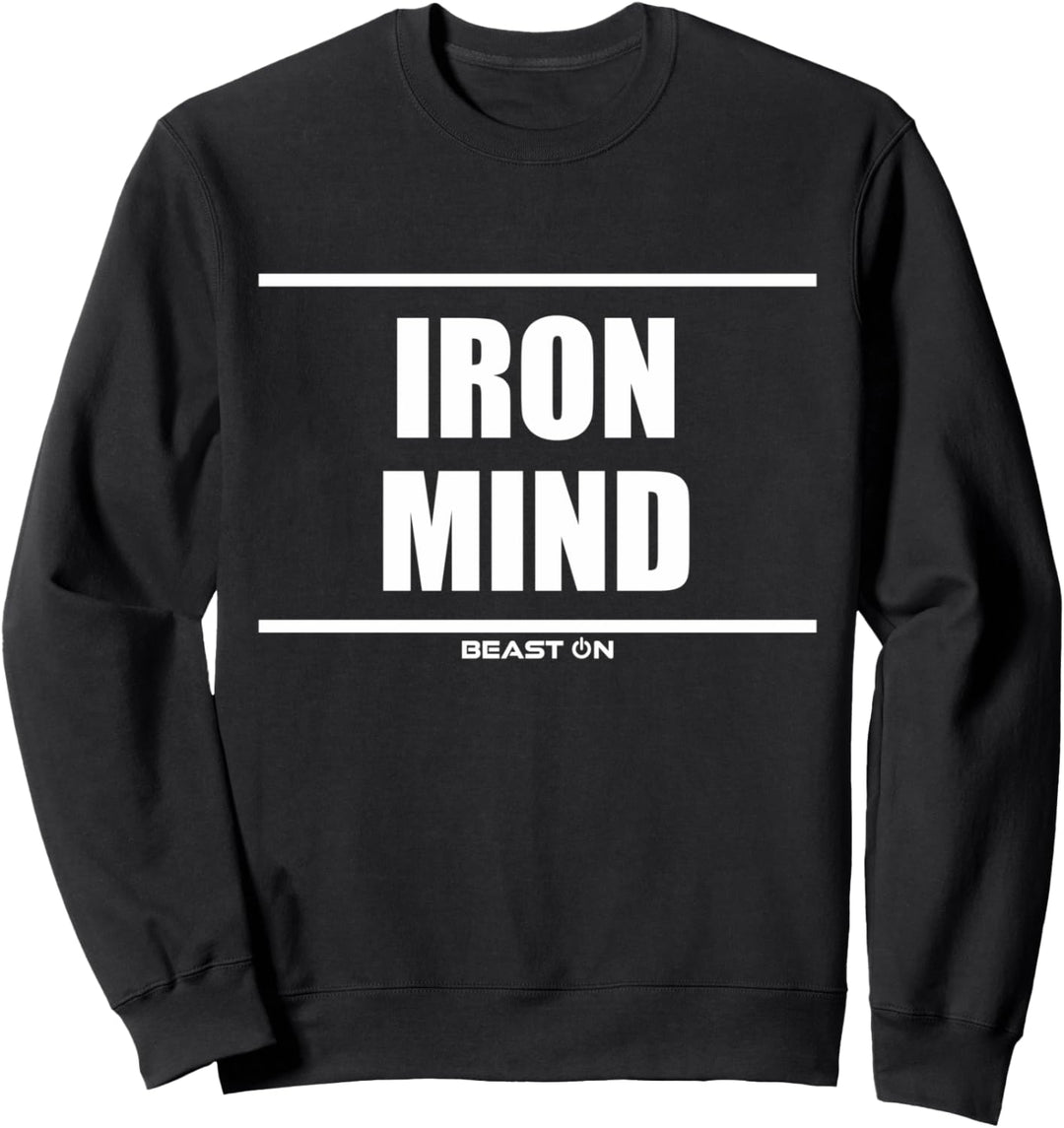 Iron Mind Gains Bodybuilding Fitness Gym Motivation Spruch Sweatshirt