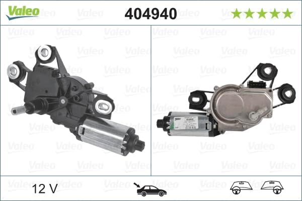 VALEO 404940 Wischermotor VALEO Heckwischermotor 404940 VOLKSWAGEN MULTIVAN V TRANSPORTER V > LINKE