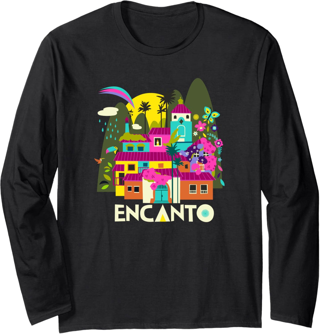 Disney Encanto Tropical House Logo Langarmshirt