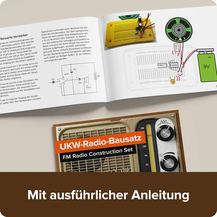 FRANZIS 67226 - Das UKW-Radio zum Selberbauen (ohne Löten) - Erleben sie klaren Klang und digitale P