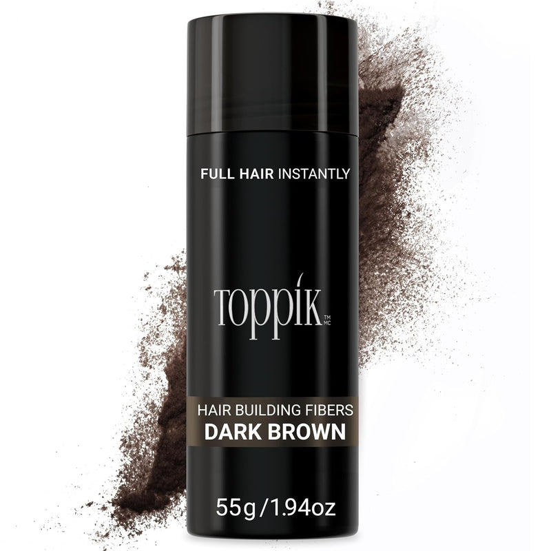 Toppik Haarfasern, Mittelbraun, natürlich gewonnene Fasern aus Keratin für voller aussehendes Haar 5