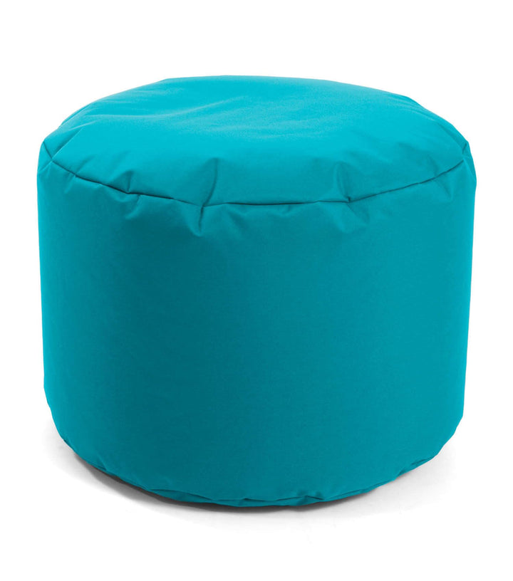 mokebo® Outdoor Pouf, Hocker 60x40cm in Blau, Türkis für Balkon & Garten 'Der Ruhepouf' Sitzhocker r
