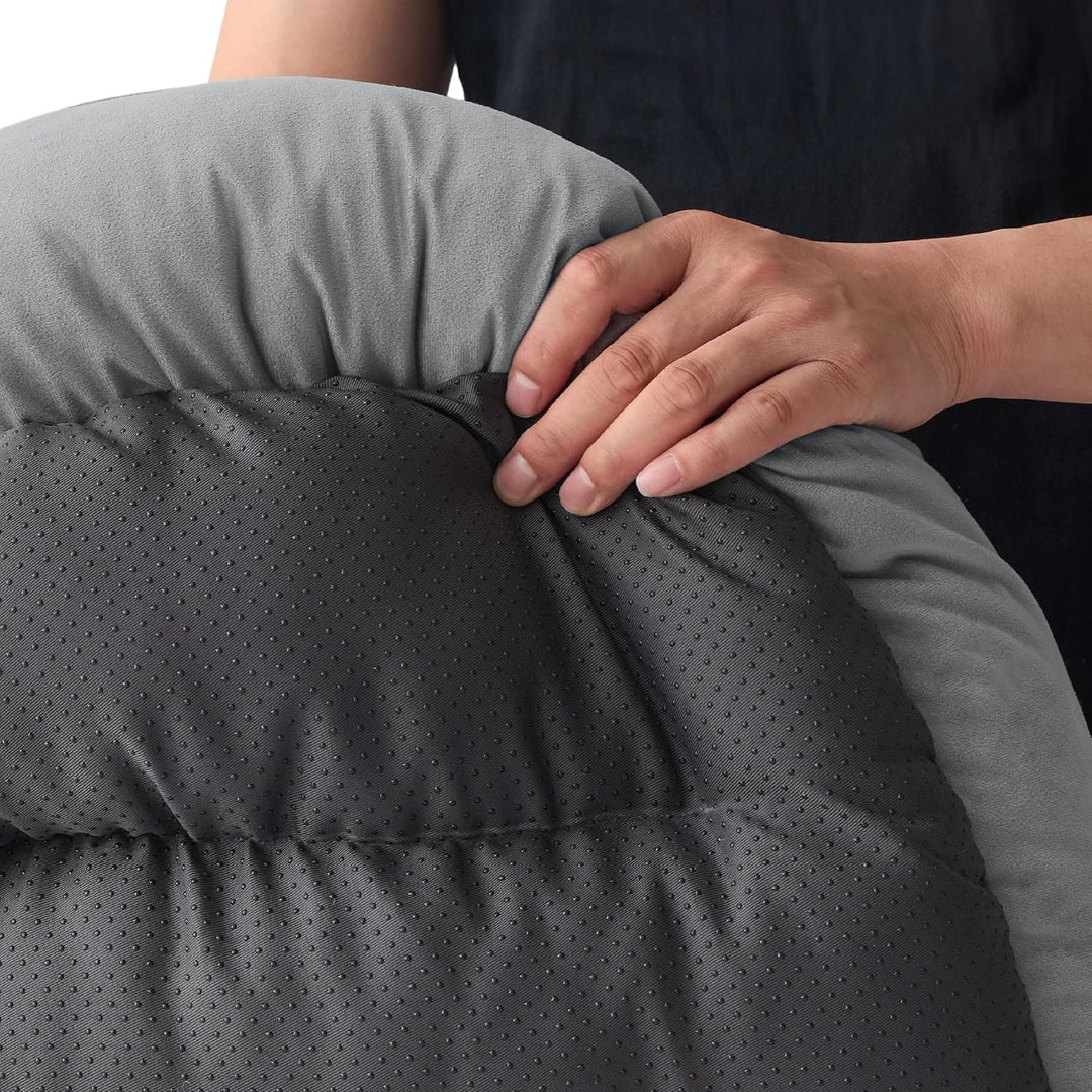 BEDSURE Katzenbett waschbar Katzen Bettchen - 51x41cm Katzenkorb Indoor mit Rutschfester Basis, quad