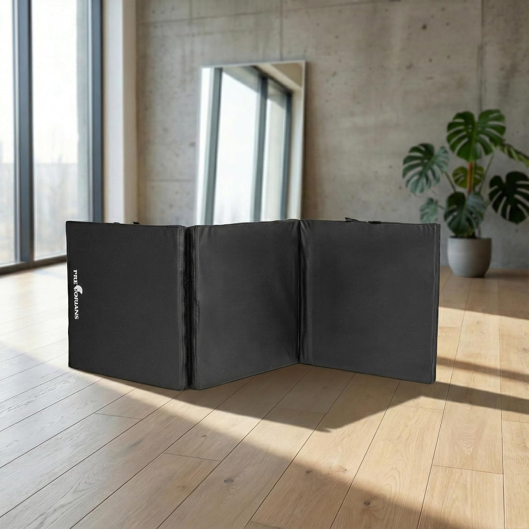PRETORIANS Klappbare Turnmatte Kinder Erwachsene 180x60x5 cm, Fitnessmatte, Gymnastikmatte dicke 5 c
