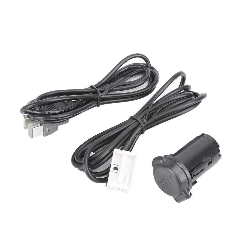 AUX USB o Adapterkabel Car o Stereo USB Aux-In Ladeadapterkabel Passend für 307 407 308 408 508 3008