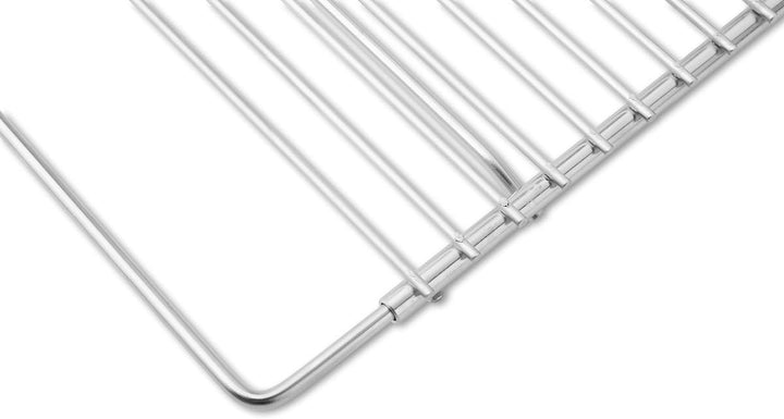 DEOS Edelstahl Grillrost Verstellbar 50-60 x 30 cm - Flexibler Rost für Kamine &amp; Feuerschale - Einst