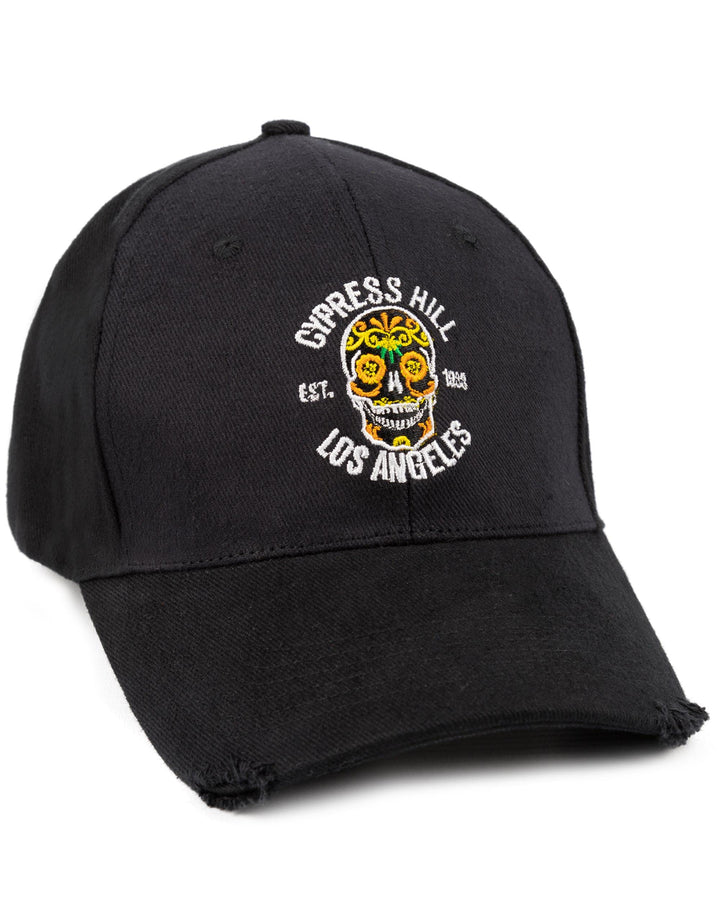 Cypress Hill Cap Unisex Schädel Logo Schwarzer Snapback | Musikartikel One Size