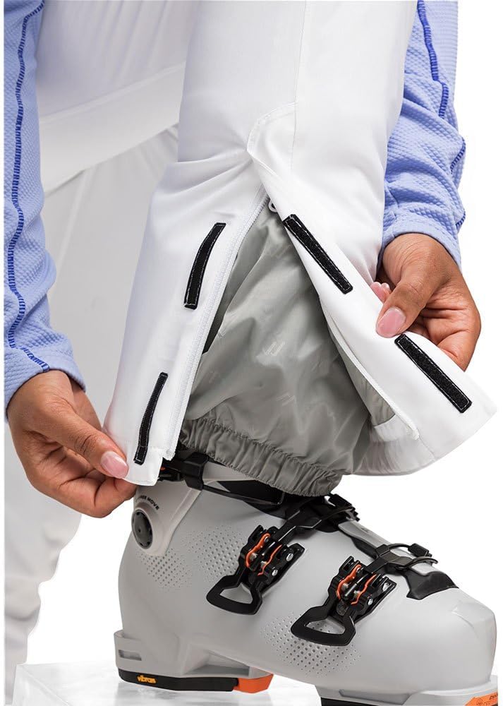 Maier Sports Allissia Slim, Enganliegende Damen Skihose, wasserdichte Schneehose, Stretchmaterial un