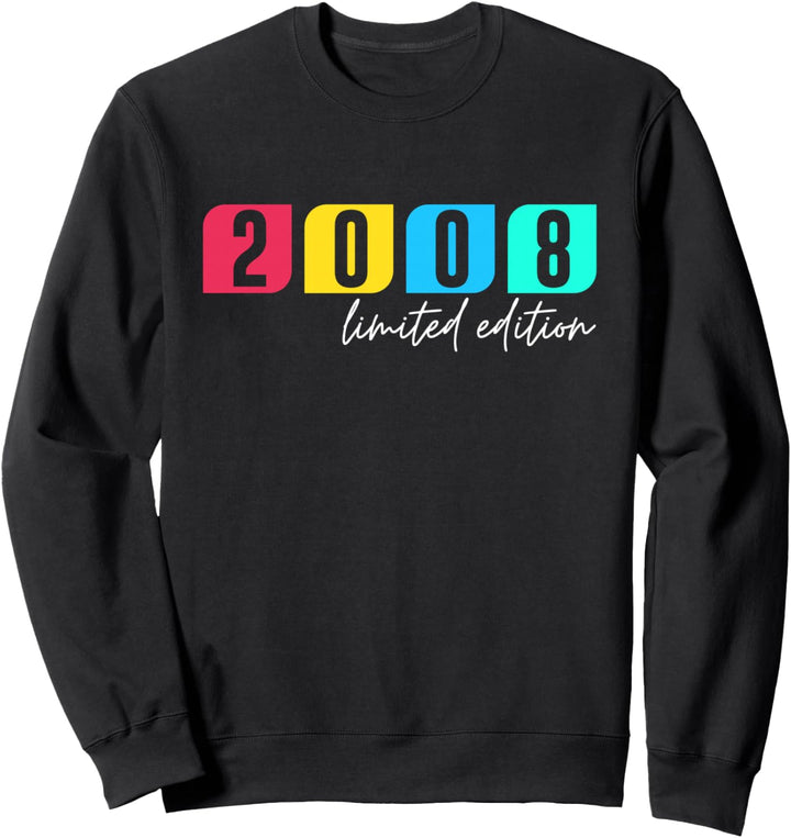 16. Geburtstag Junge Mädchen 16 Jahre 2008 Lustig Geschenk Sweatshirt