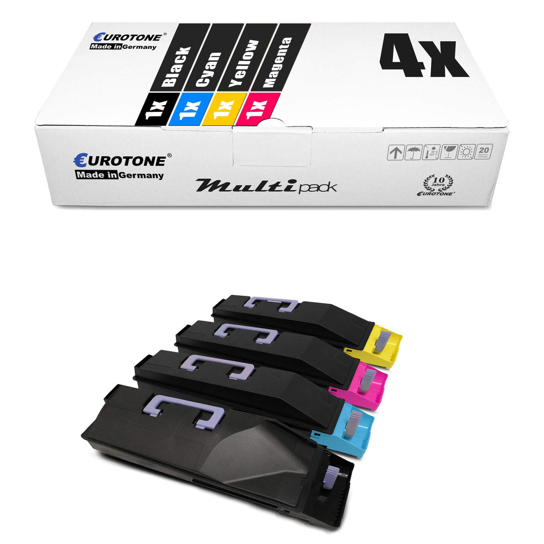 4X Müller Printware Toner für Kyocera FS-C 8020 8025 8520 8525 MFP ersetzt TK-895 Set aus 4, Set aus