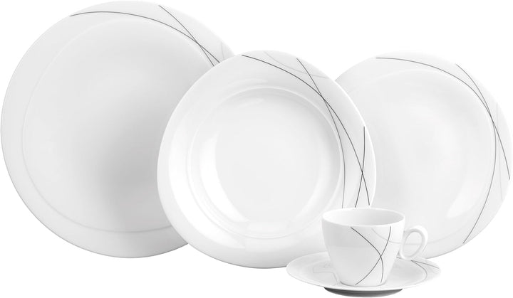 Seltmann Weiden 1.692274 Suppenteller 23 cm, Trio Highline 1 Stück (1er Pack), 1 Stück (1er Pac