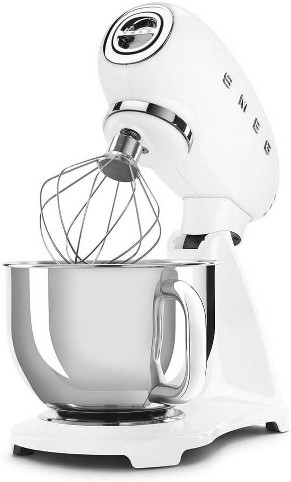 SMEG SMF03WHEU Mixer, Aluminium, weiss, Weiss